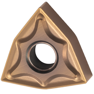 强断续外圆淬火钢车刀片抗冲击三角形桃型不锈钢双色数控粗车刀片