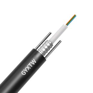 华杰恒讯定制国标室外四4芯多模光缆线八4芯6芯8芯12芯24芯48芯万兆多模架空铠装光纤150跨300跨500跨OM3/0M4