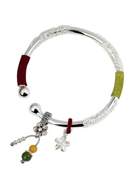 宫里上新正品古法足银999手镯