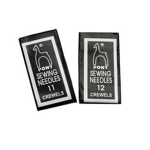 印度进口PONY马牌手缝针绣花针家用大眼缝衣针十字绣手工针被子针