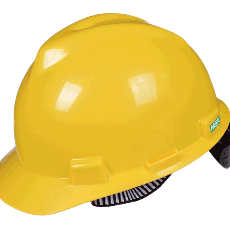 msa梅思安超爱戴安全帽男工地领导施工安全头盔电力监理免费印字
