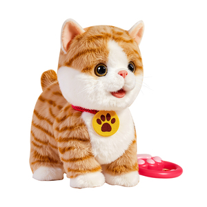 会走会叫可爱猫咪玩具生日礼物