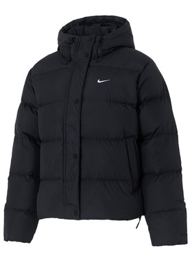 Nike耐克运动套装女2025秋冬新款连帽羽绒服保暖加绒直筒裤两件套