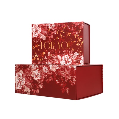 原创新年国风礼物盒高级感红色礼品盒情人节新婚伴手礼盒喜庆糖盒