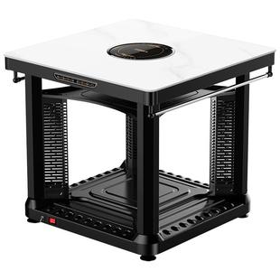 南极人电暖炉升降方形桌电炉取暖桌电方几取暖炉电茶几暖风桌家用