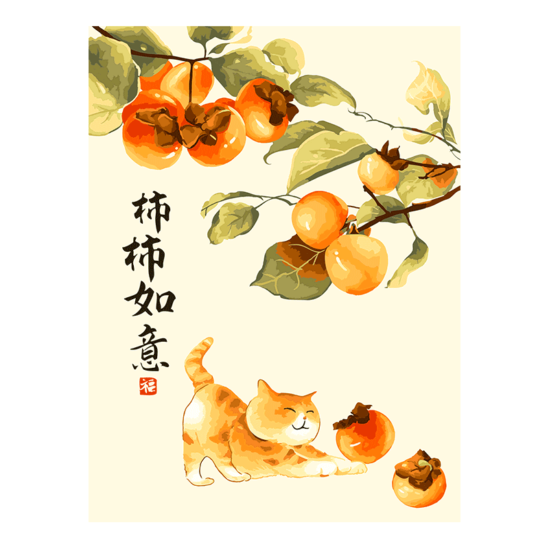 梵高格diy手工填充装饰数字油画