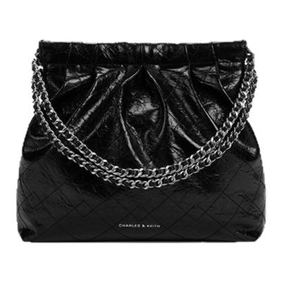 链条单肩腋下托特流浪包女