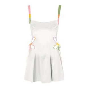 atlanticbeach2024新款度假泳衣女 性感镂空连体裙式泳装遮肉显瘦