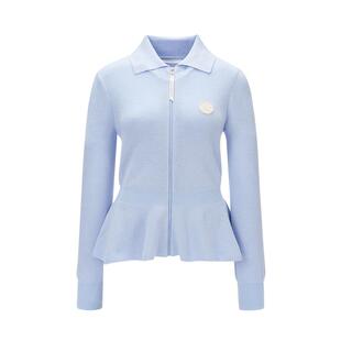 【拉链】Munsingwear万星威高尔夫冬季女士羊毛针织衫收腰外套