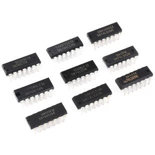 SN74HC00N/02/03/04/08N/09N/86N/74HC10/11N/14N IC直插