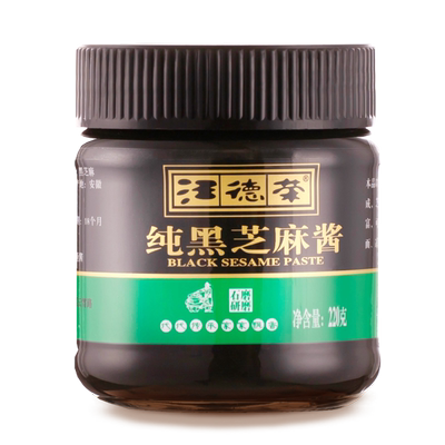 220g汪德荣纯黑芝麻酱