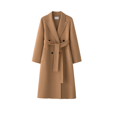 14.5微米正肩修身纯羊绒大衣