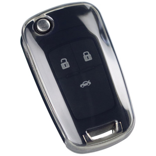 别克折叠钥匙套透明君威英朗适用于科鲁兹迈锐宝科鲁泽雪佛兰壳