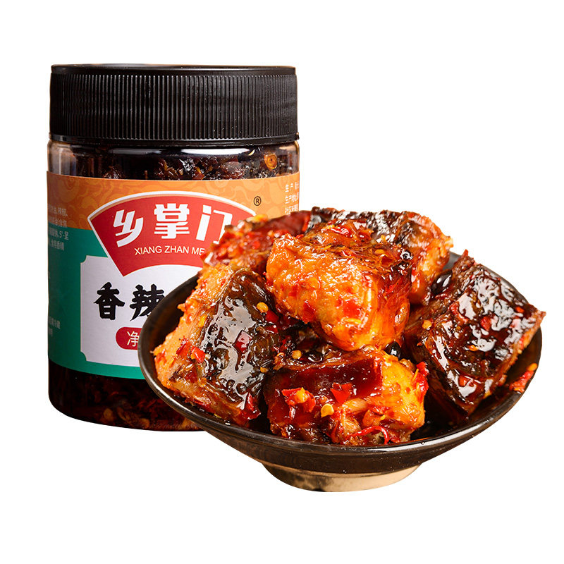 湖南香辣鱼排烟熏腊鱼块下饭菜