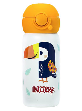 Nuby努比保温杯吸管保温杯不锈钢