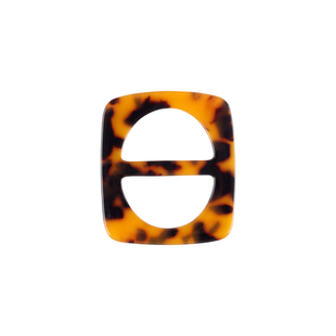 大号日字扣玳瑁丝巾扣百搭围巾打结配饰披肩扣两用方巾夹高档简约