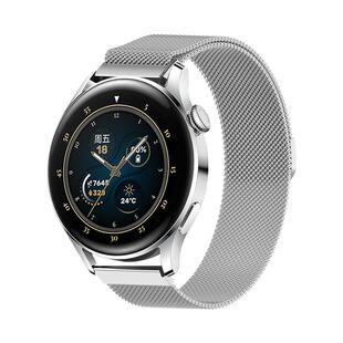 适用于oppowatchx3mini手表表带x2mini米兰磁吸金属三珠钢腕带4pro新款女士X3高级运动时尚x2夏天透气表链男