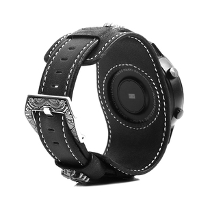 适用apple watch S10S98SE iwatch7代表带复古真皮克罗心Ultra2/3