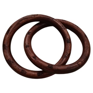 法物流通处龙虎山天然崖柏雷击木桃枣木道家法器阴阳乾坤圈手串镯