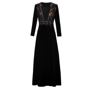 【1.31日直播间秒杀款】宴会礼服高端原创主持人年会聚会连衣裙子