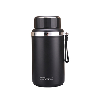 矮胖墩保温杯316不锈钢水杯家用泡茶杯运动水杯大口径800-1500ml