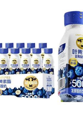轻上叶黄素酯蓝莓酸奶饮品整箱
