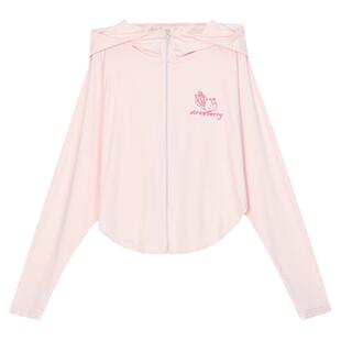 森女部落原创粉色防晒外套UPF100+皮肤衣透气2026年新款女装夏款