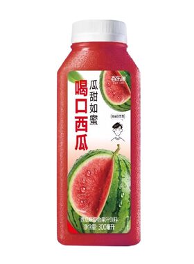 喝口西瓜 西瓜味复合果汁饮料300ml*2瓶