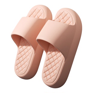 ECAC厚底拖鞋女夏2026新款室内家居防滑防臭EVA踩屎感面包凉拖