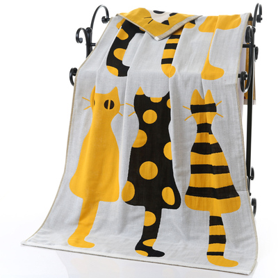 加大纱布浴巾纯棉成人抹胸婴儿