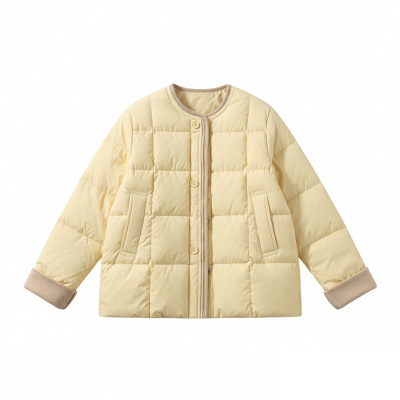 大码女装韩版宽松百搭羽绒棉服女