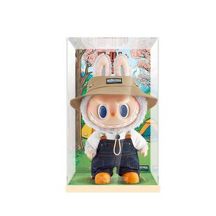 POP适用泡泡玛特400%拉布布春天野在家molly公主宇航员防尘展示盒