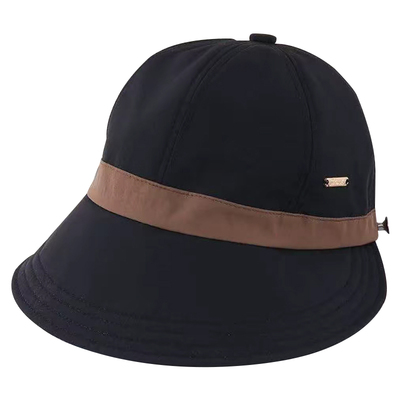 夏款可挂口罩防晒帽女士2026新款可折叠户外时尚宽檐鸭舌帽遮阳帽