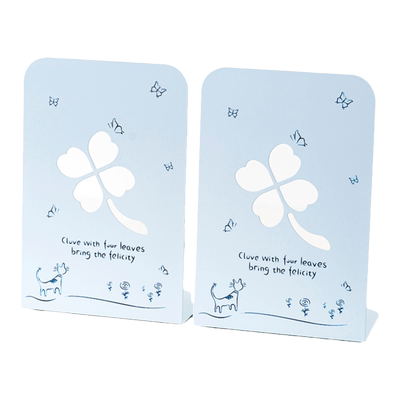 8片装镂空时尚简约大号书夹书靠书挡学生书立桌面收纳创意ins风高中生简易桌上书本立书架书隔板书柜放书支架