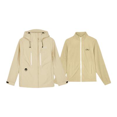 斯凯奇新款女子三合一冲锋衣外套