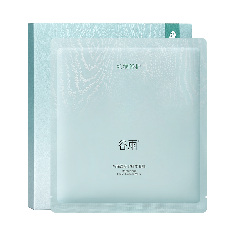 谷雨水吨吨面膜高保湿补水修护面膜舒缓泛红敏感肌护肤品