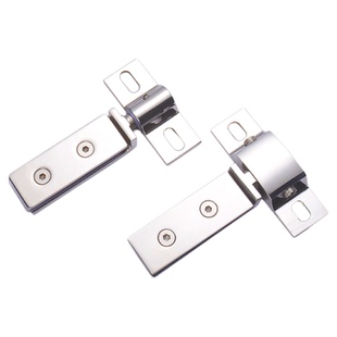 干湿分离淋浴房配件不锈钢转轴天地夹浴室门夹玻璃隔断固定飞机夹