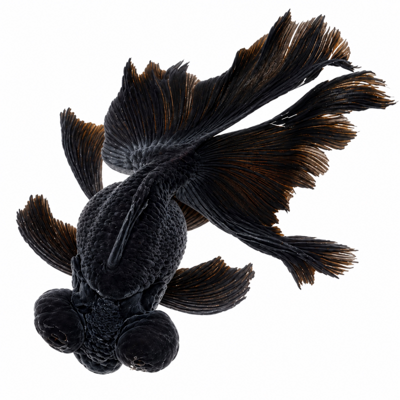 黑龙睛冷水观赏鱼大眼鱼黑金鱼苗水族宠物好养耐活淡水小型鱼活鱼