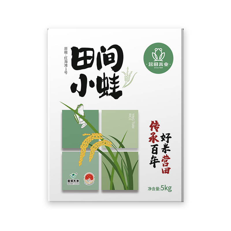 盘锦红海滩大米田间小蛙5KG
