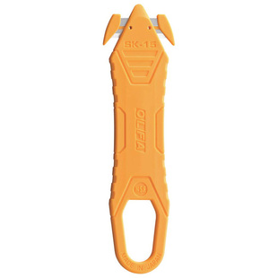 日本进口OLFA安全开箱美工刀SK-15便携式切割刀工业家用快递拆包裹物流切割利器割膜刀具裁纸刀隐藏式刀片