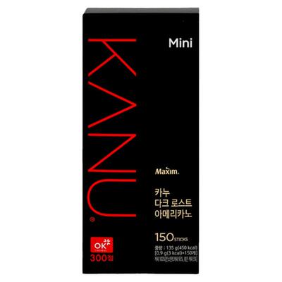 麦馨卡奴美式纯黑咖啡150条装