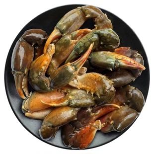 新鲜冷冻青蟹腿蟹钳脚香辣蟹钳原料螃蟹钳子肉鲟脚青蟹脚海鲜商用