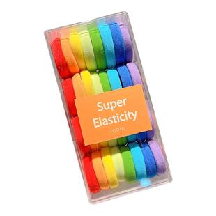 儿童彩色发圈大号不伤发高马尾宝宝发绳扎头绳女童高弹力皮筋皮套