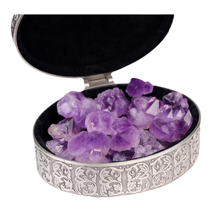 天然紫水晶原石水晶石多尖小晶簇矿物紫色晶体标本矿石摆件