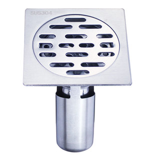 碧桂园7.5cm小地漏304不锈钢浴室洗衣机地漏大排量7.3cm50管防臭
