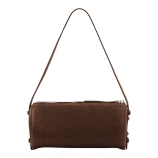 indicia&标记单肩圆筒包荔枝纹高级牛皮轻奢精致笔筒包AF2C5BP099