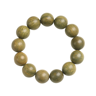 天然绿檀手串男女绿檀木手串