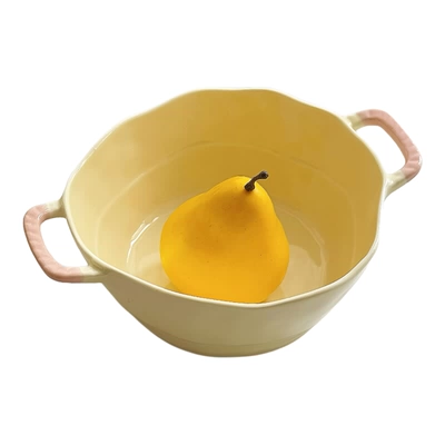 双耳汤碗家用2025新款泡面碗高颜值大号汤碗陶瓷专用面碗螺蛳粉碗