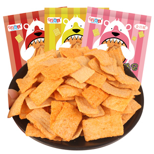 河南老牌散装锅巴手工油炸花椒锅巴办公室零食整箱袋装香辣锅巴