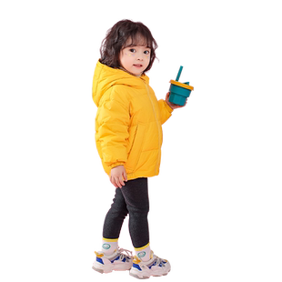 【高充鹅绒】女童短款羽绒服冬装2025新款儿童女宝宝加厚外套冬季